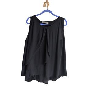 Stella McCartney Black Flutter Front Shell size M